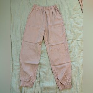 Reformation Montana Pant women’s Size‎ Small Beige Pockets Joggers